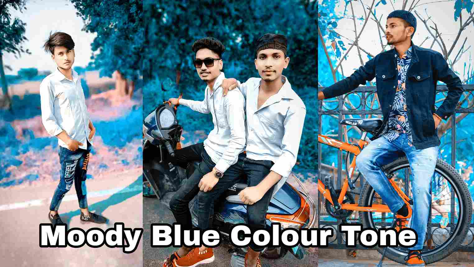 Moody Blue Color Tone Lightroom Presets Download