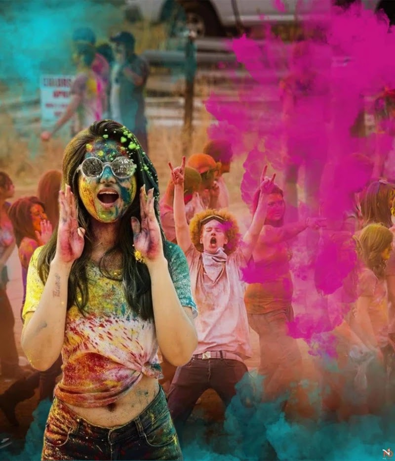 Happy Holi Background Images in HD Quality