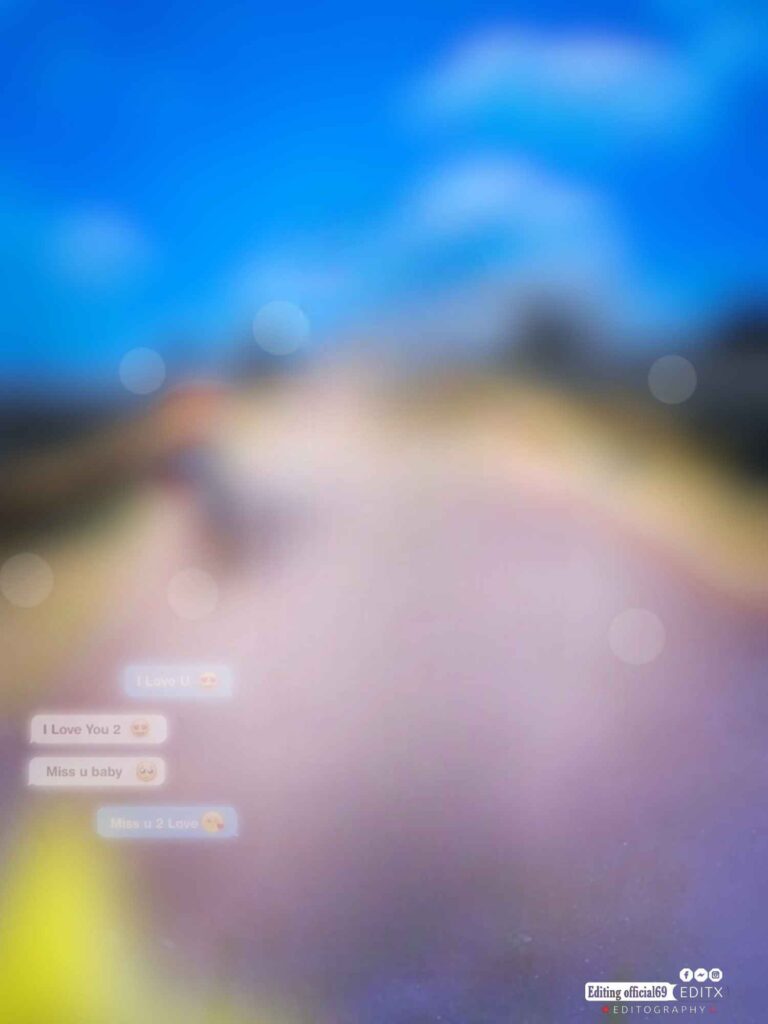 Road side blur effect editing background