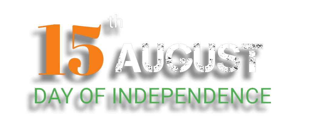 Happy Independence Day Transparent Text PNG Images Download