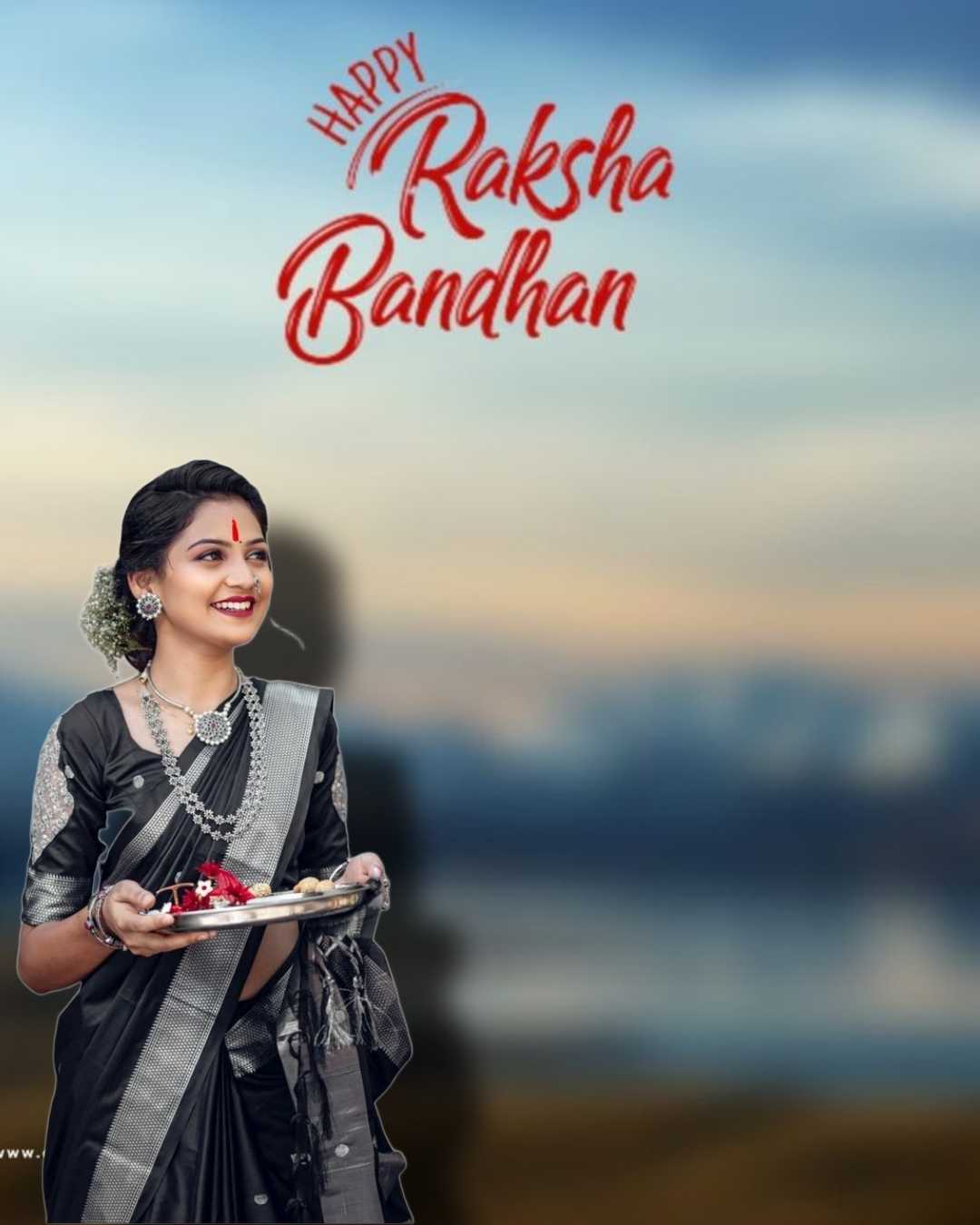 Happy raksha bandhan editing backgrounds with sister girl