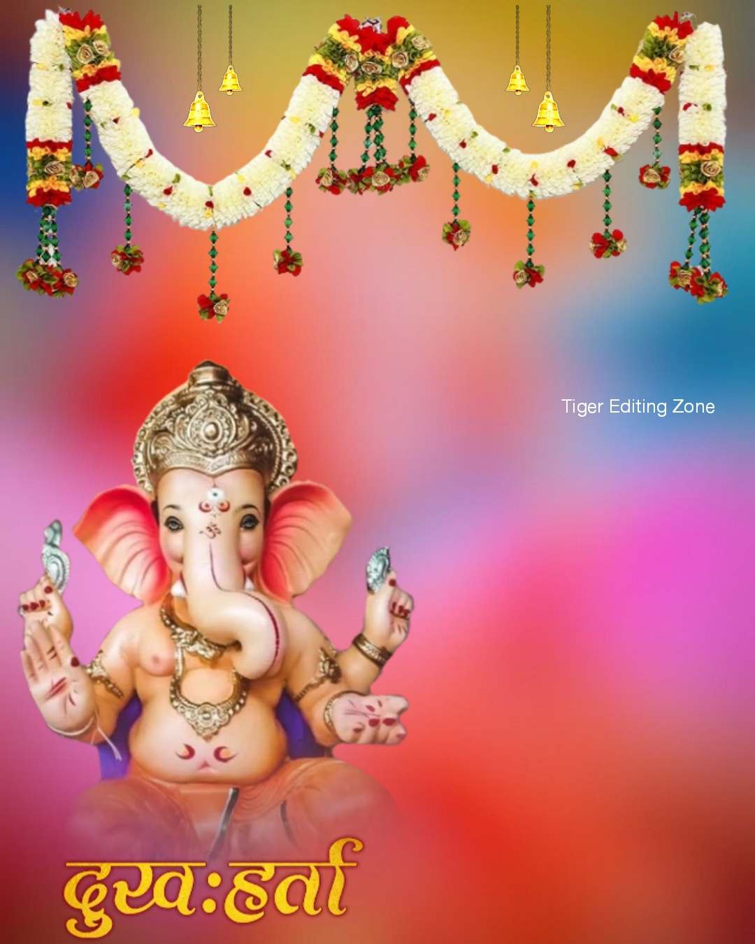 Ganesh Chaturthi PicsArt Editing Background