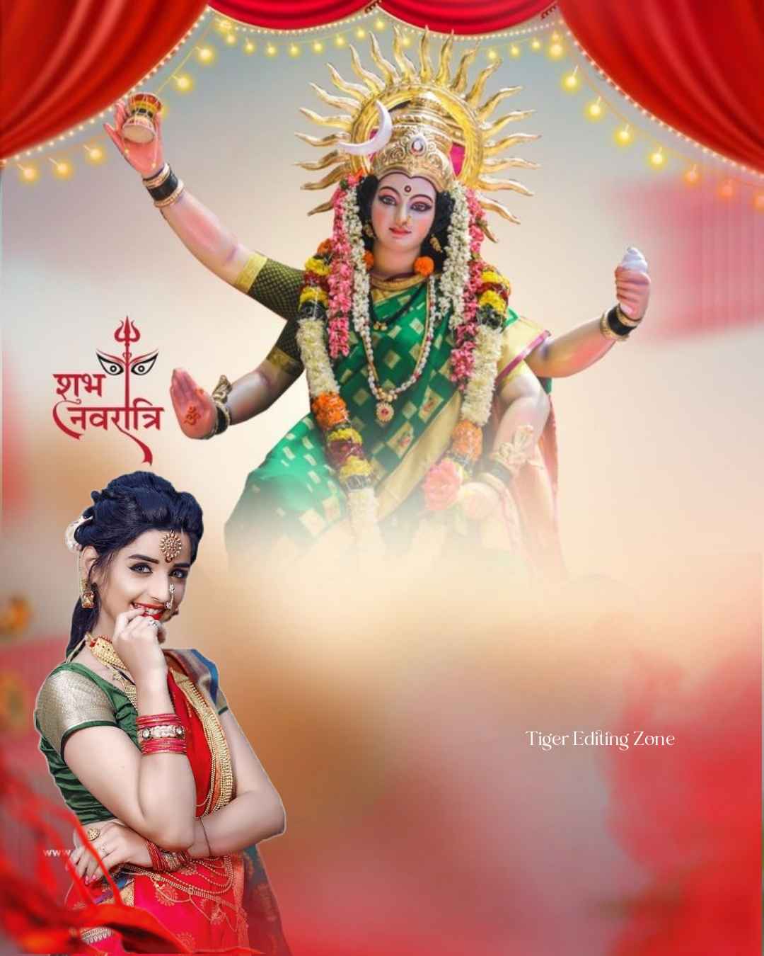 Durga Puja editing background