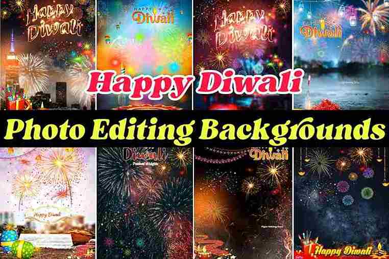 Best Happy Diwali Photo Editing Backgrounds Full HD
