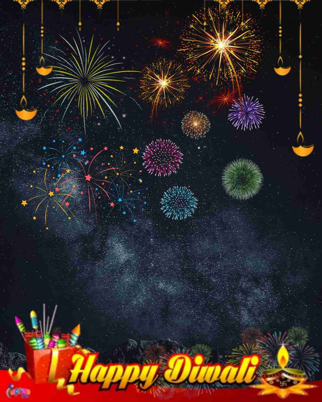 Happy Diwali Photos Editing Background