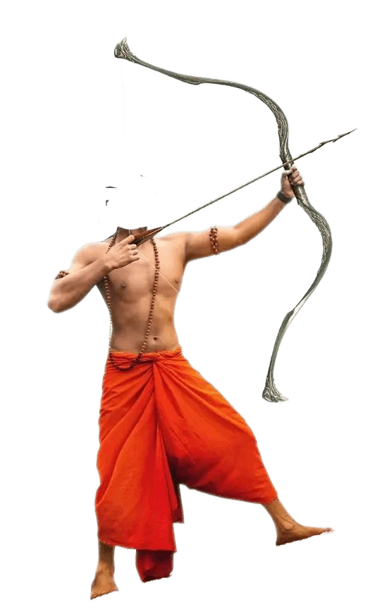 Shree Ram with Bow PNG Image