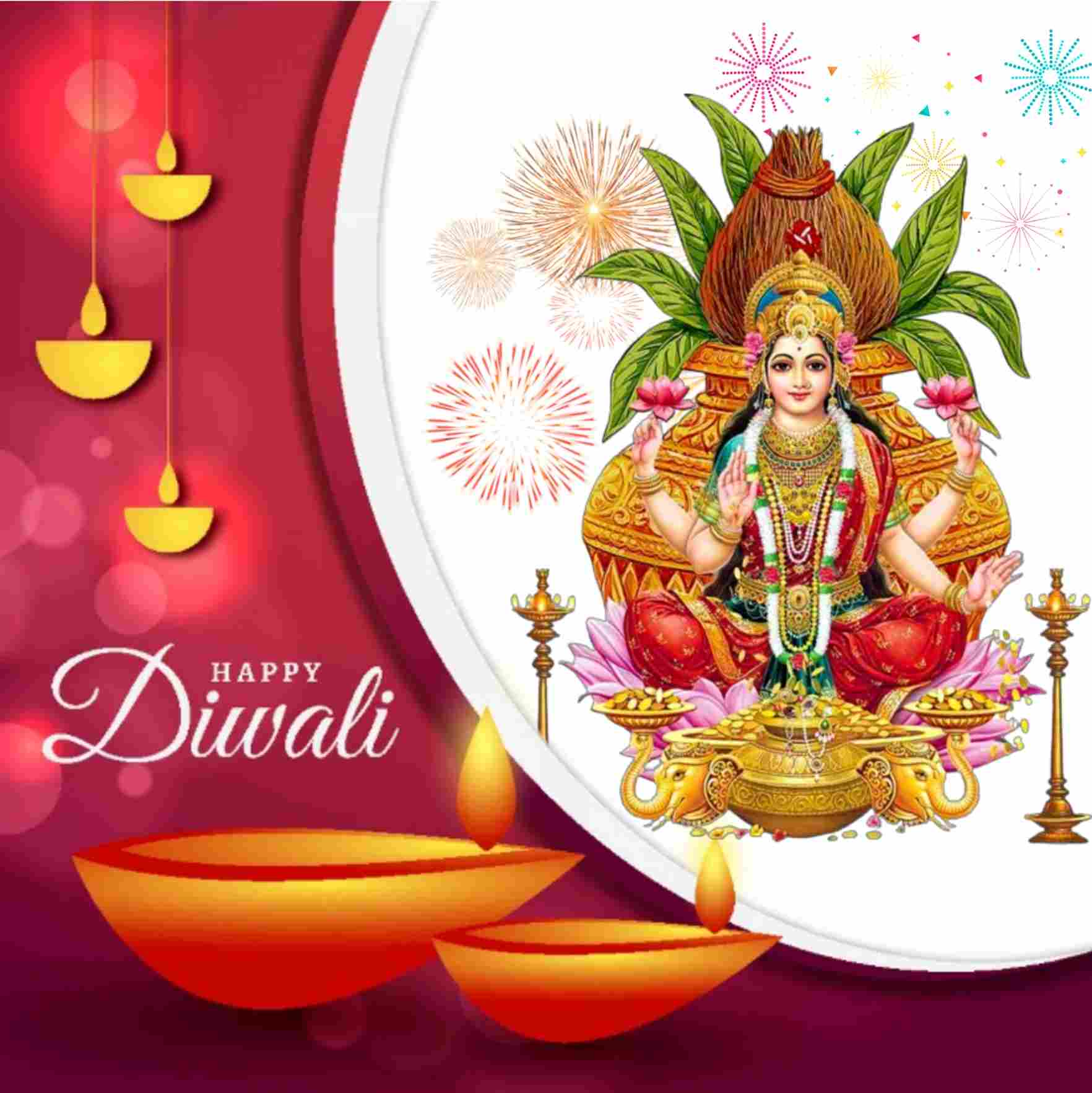 happy Diwali ma Lakshmi images