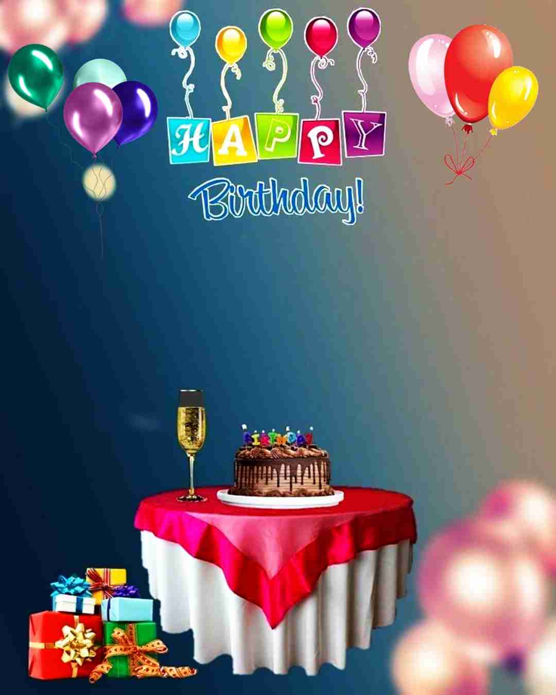 Happy Birthday Editing Background