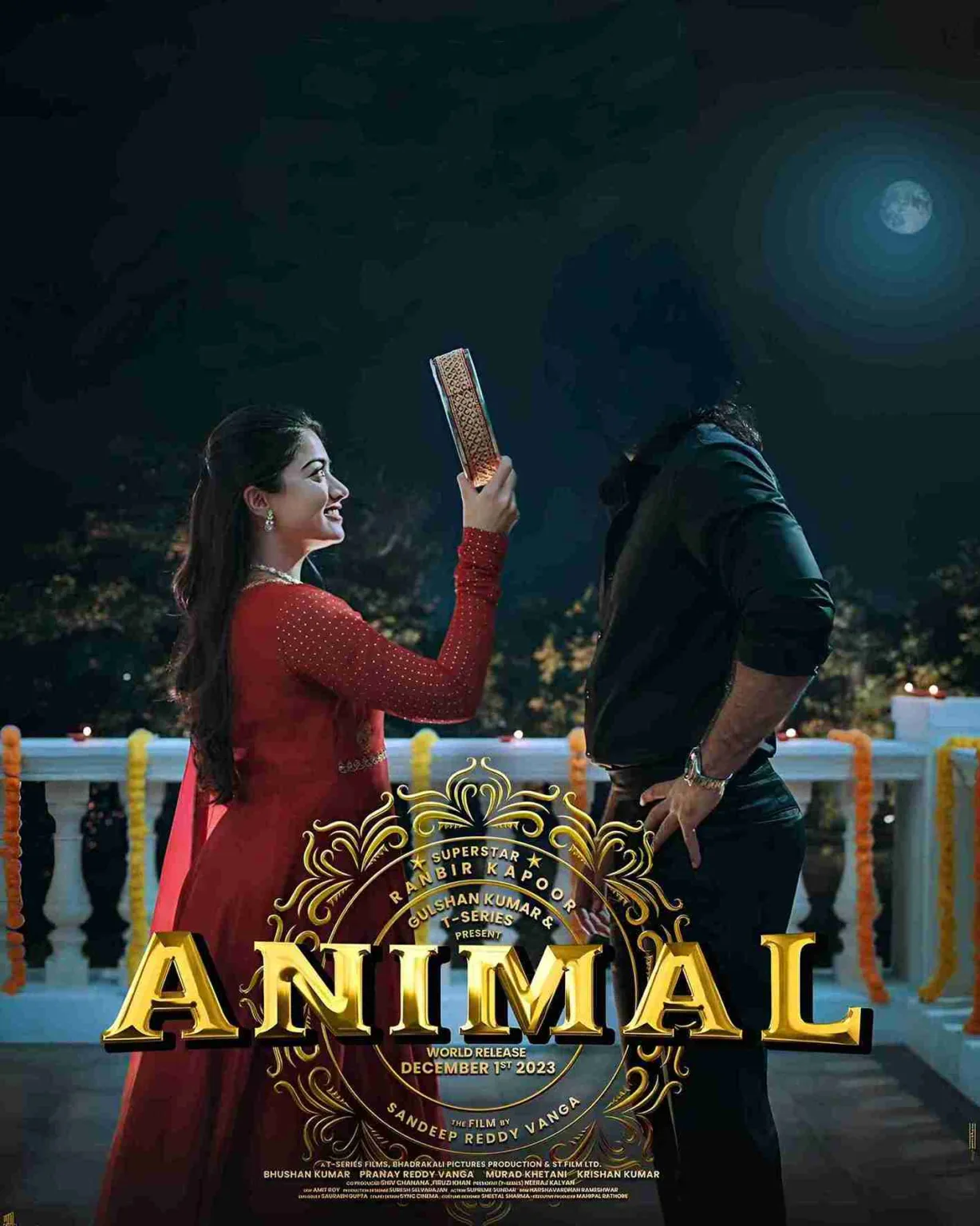 Animal movie poster background HD for editing