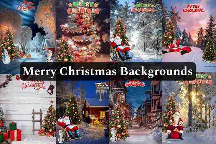 Best Merry Christmas Editing Backgrounds Full HD