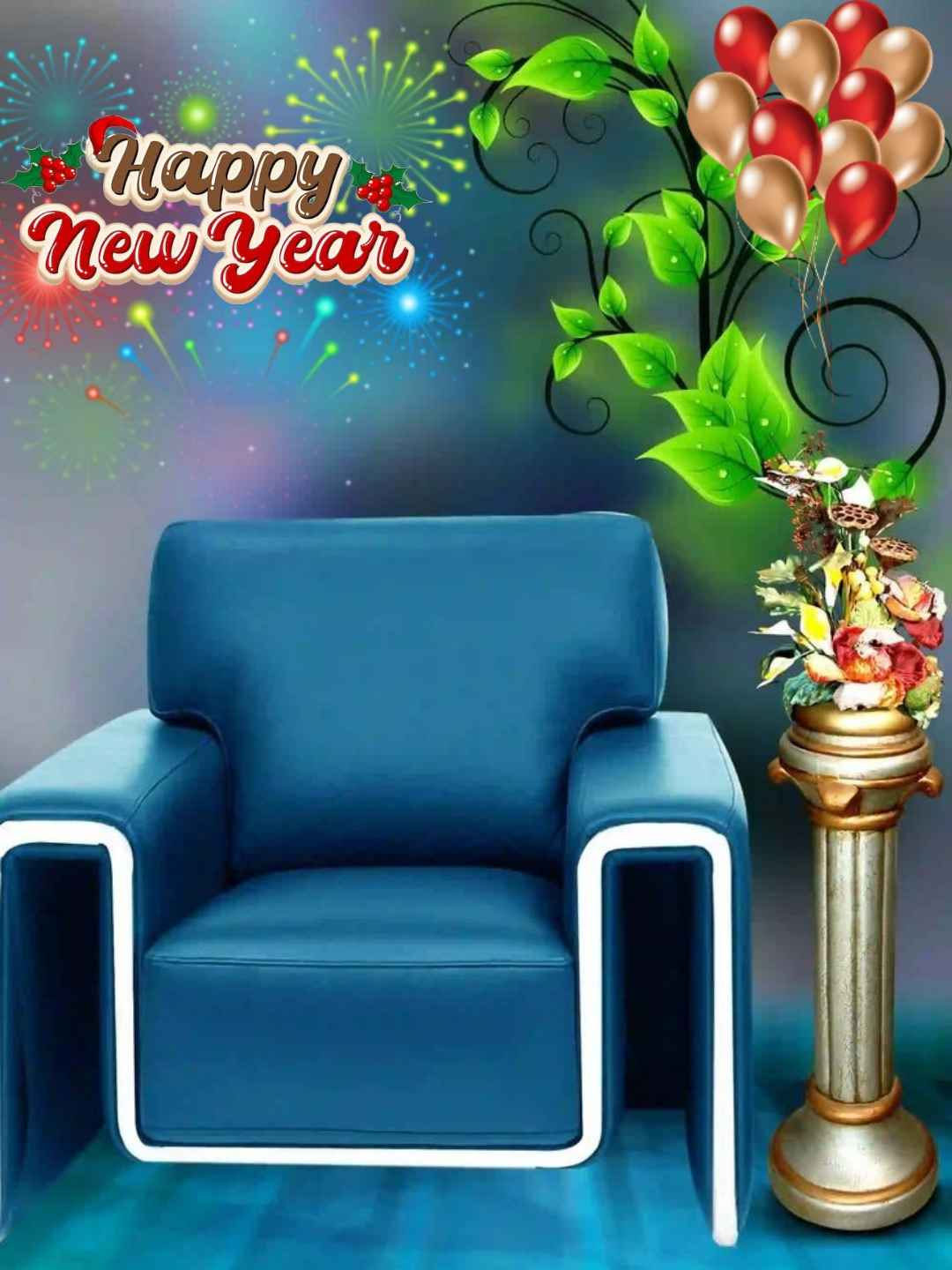 Chair Editing Background for happy new year