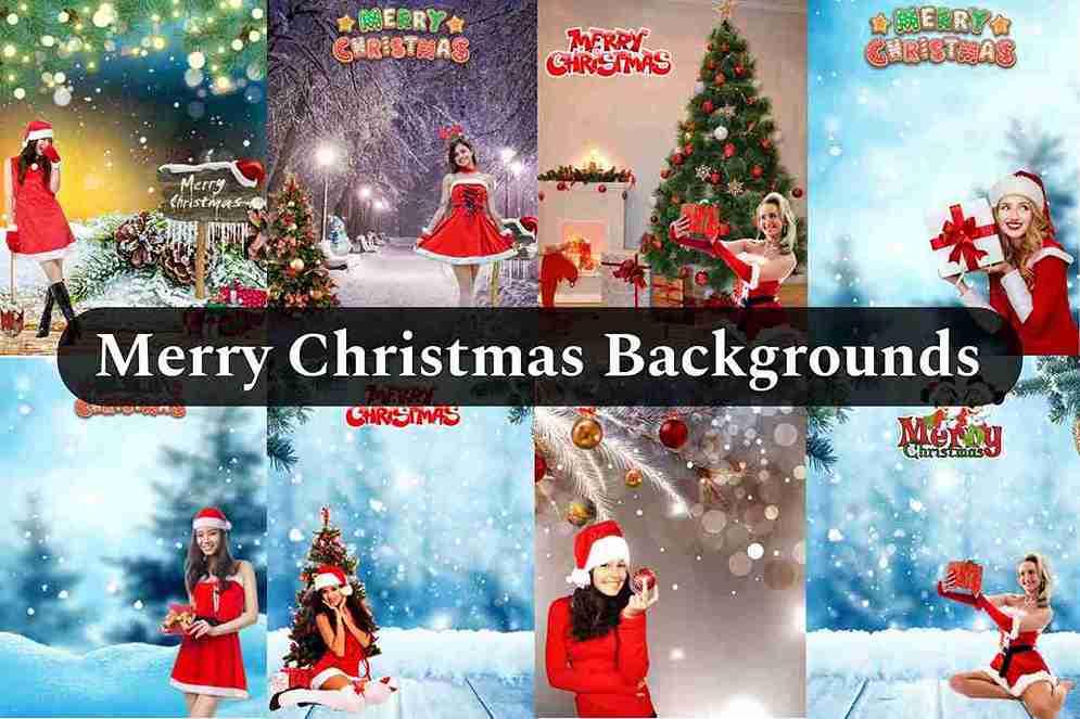 300+] Merry Christmas Backgrounds