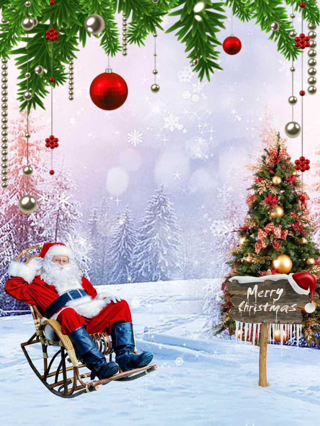 Christmas Editing Background for Picsart
