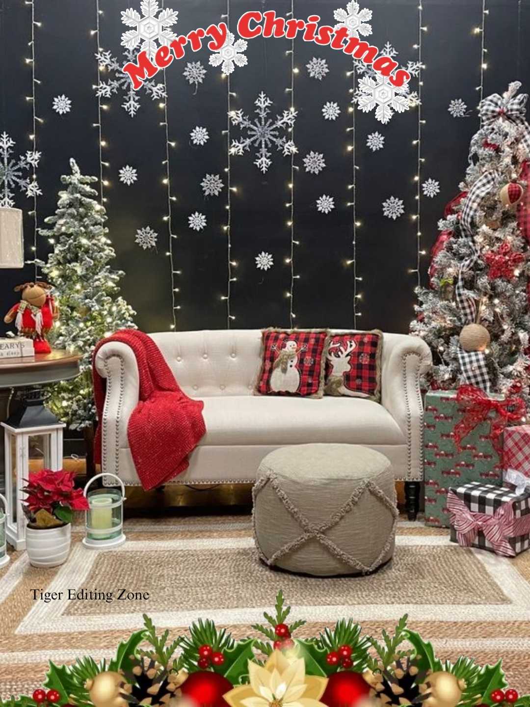 Christmas Photo Editing Background Full HD