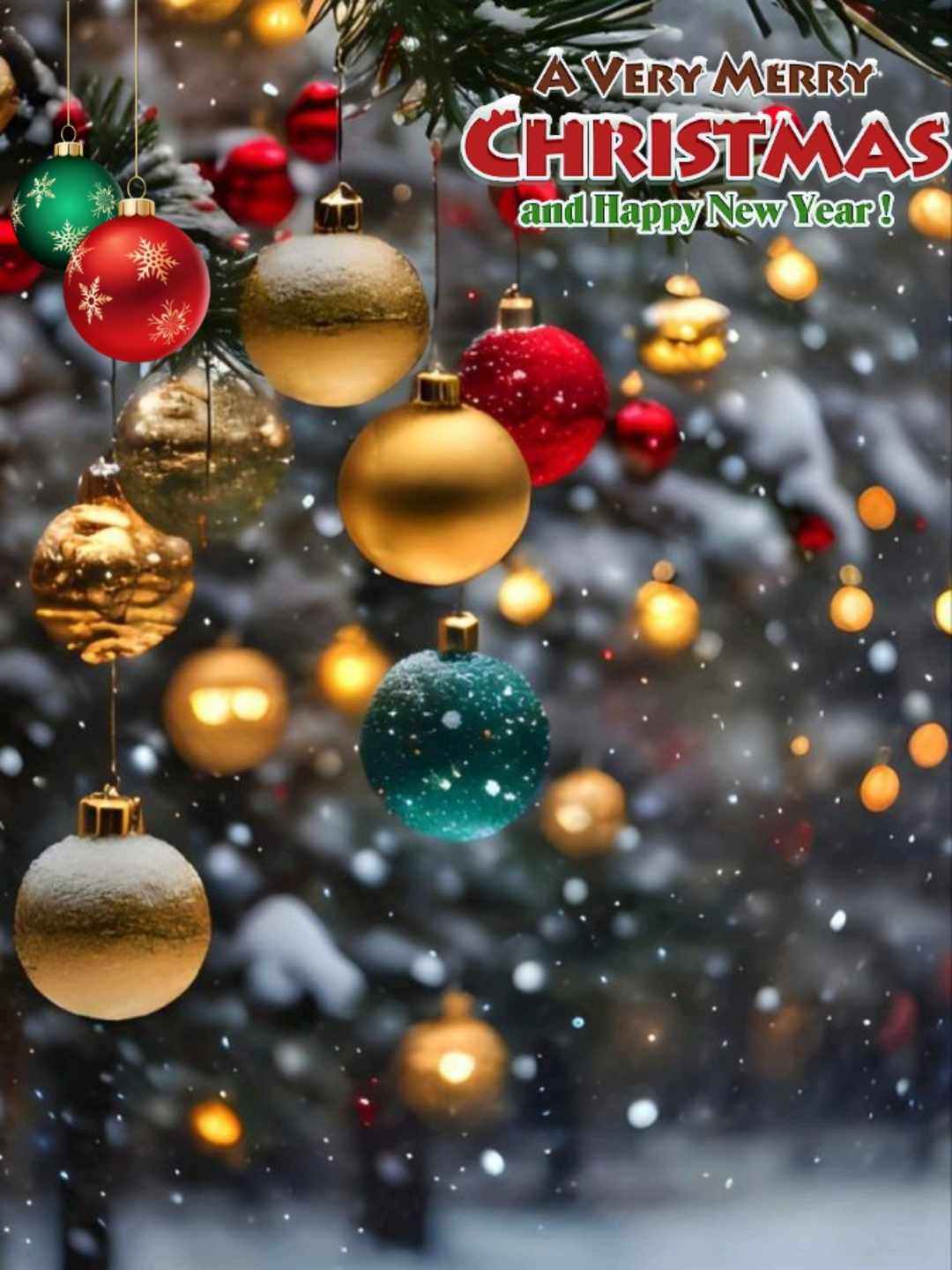 Christmas and New Year Editing Background