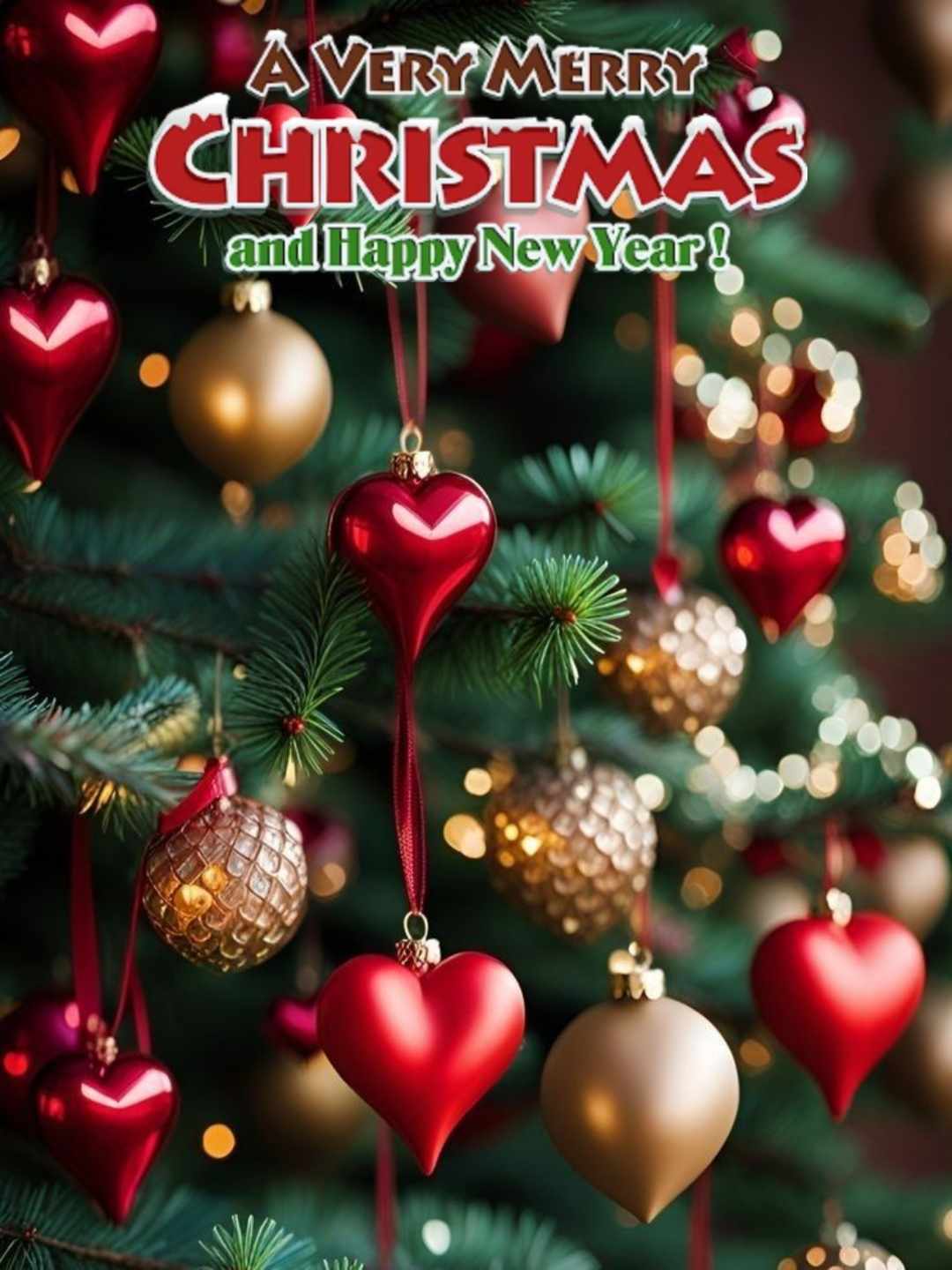 Christmas and New Year Photo Editing Background
