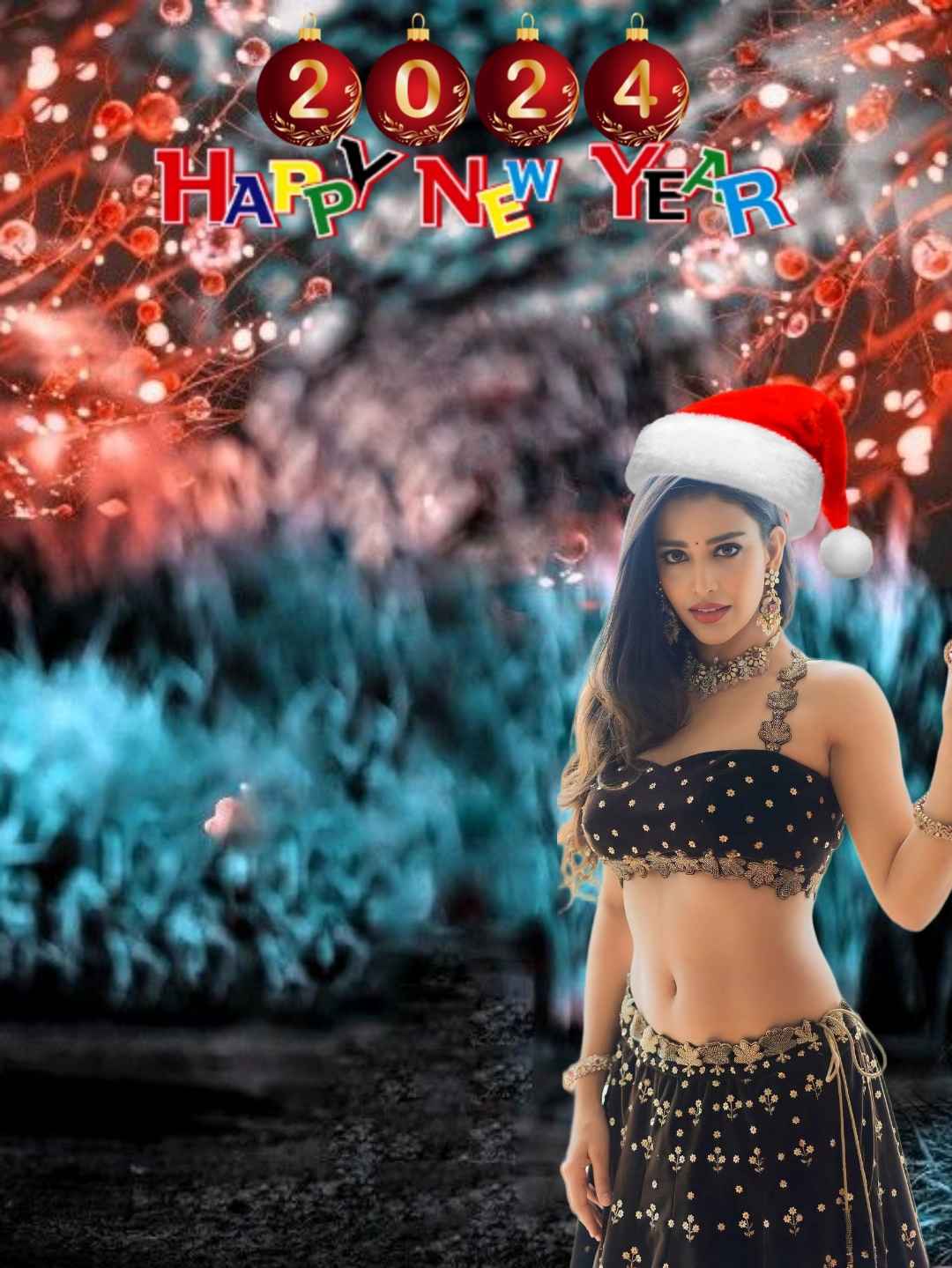 Girl CB Background Image for New Year