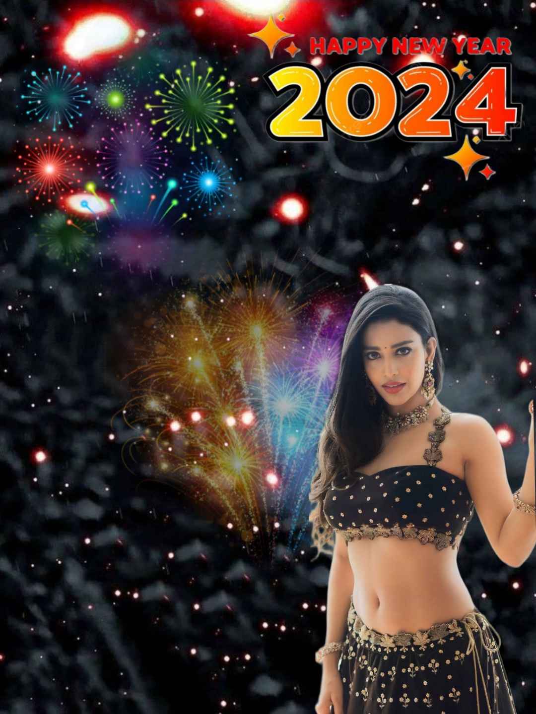 Happy New Year 2024 CB Background Hd