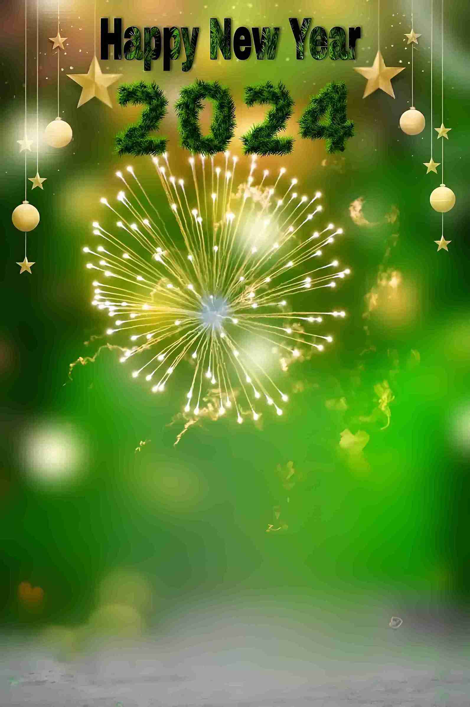 Happy New Year 2024 CB Blur Background