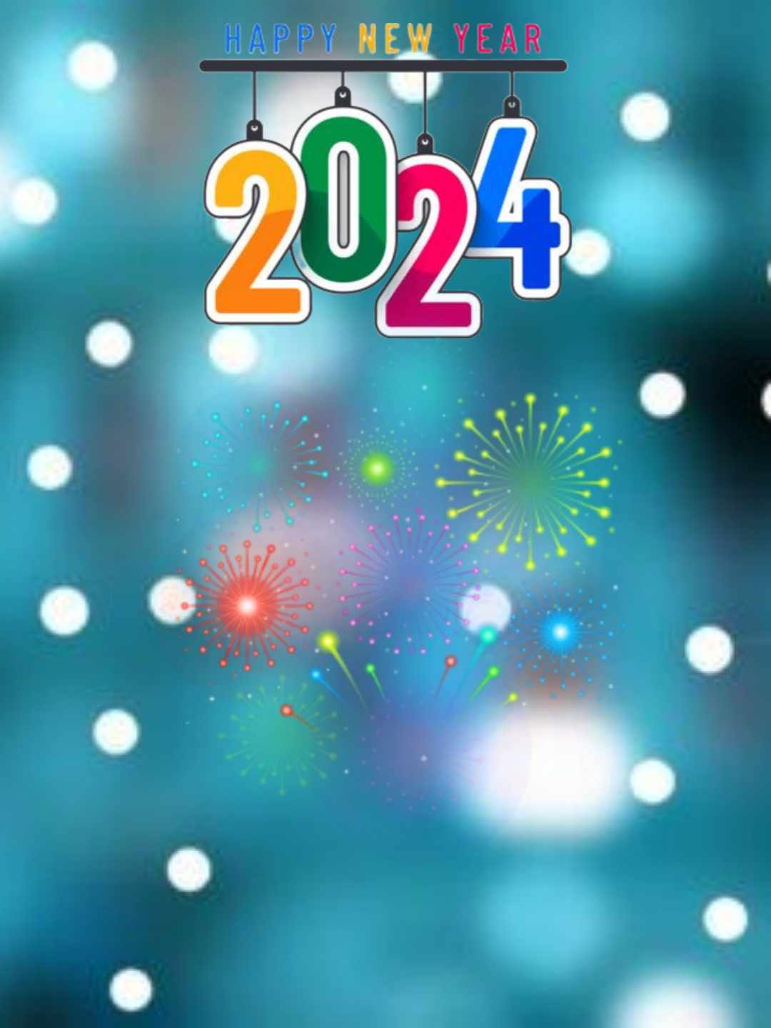 Happy New Year 2024 CB Editing Background