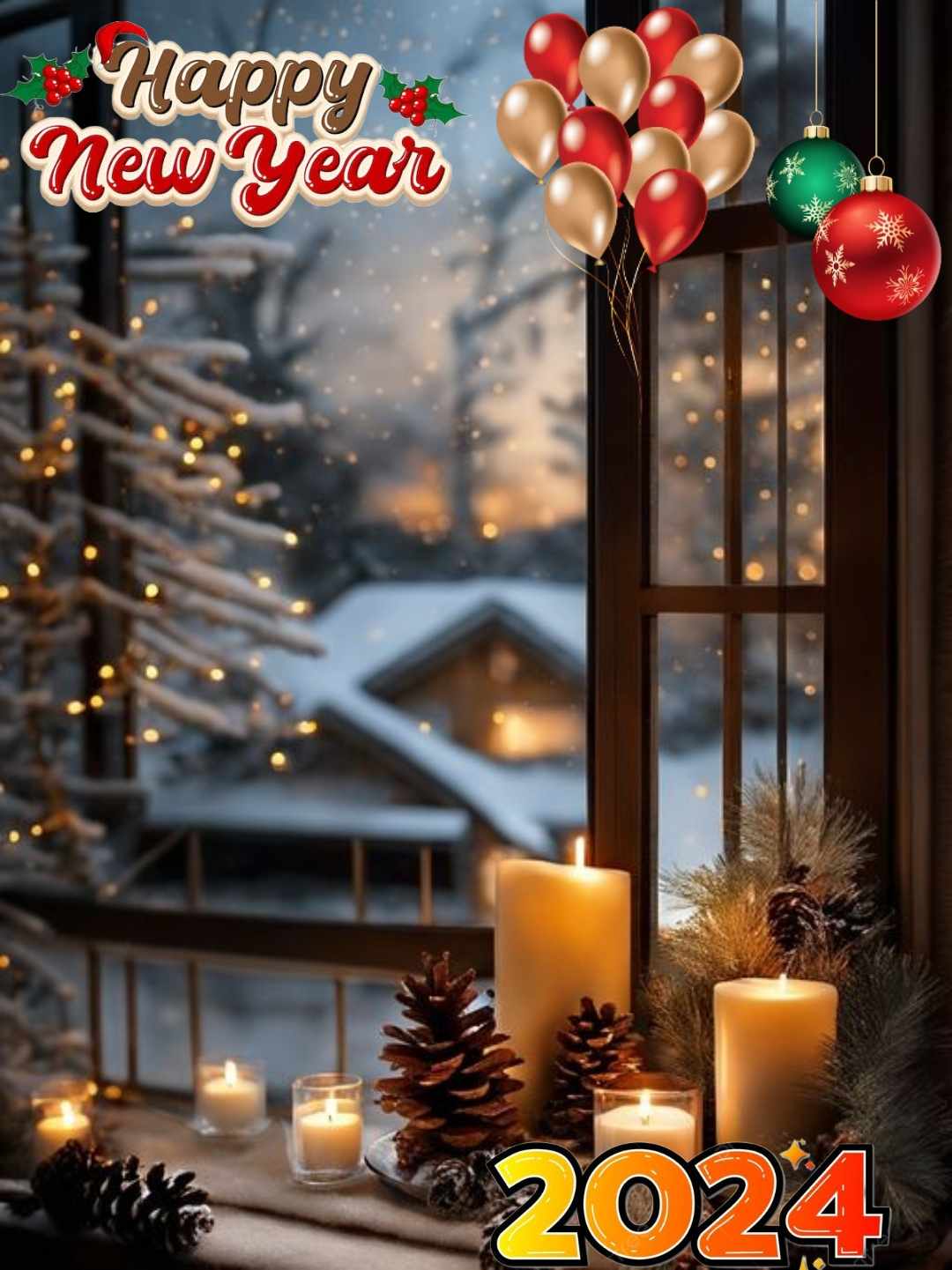 Happy New Year 2024 Full HD Image