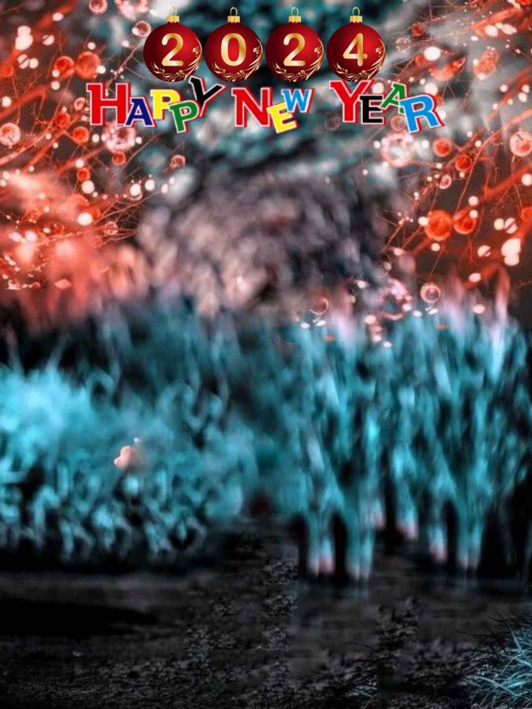 Happy New Year CB Background for Editing