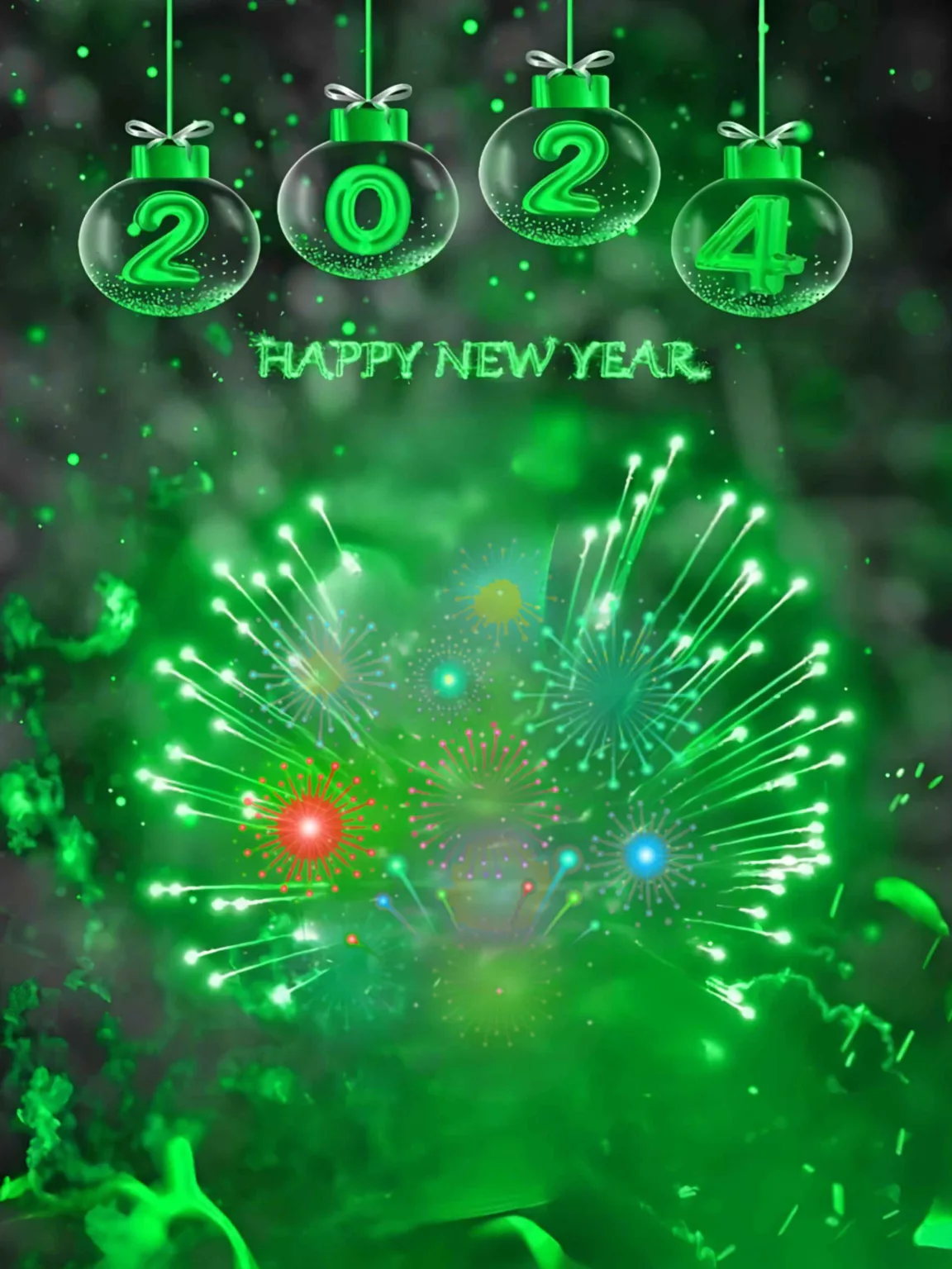 Happy New Year Viral Editing Background