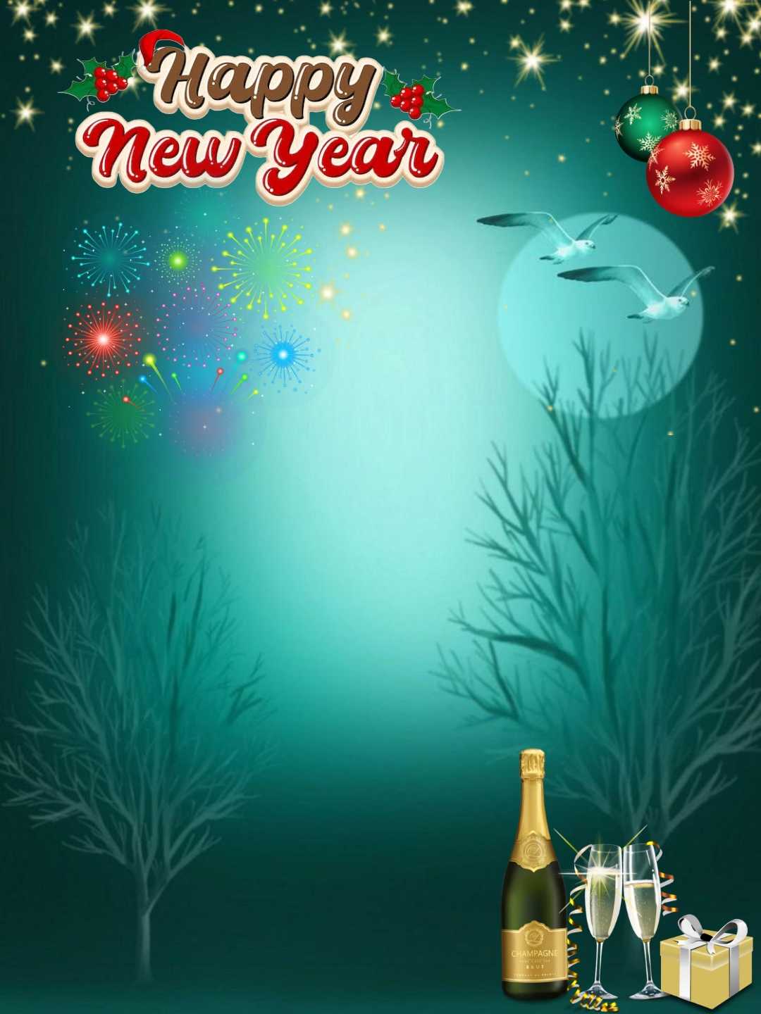 Happy new year cb background hd