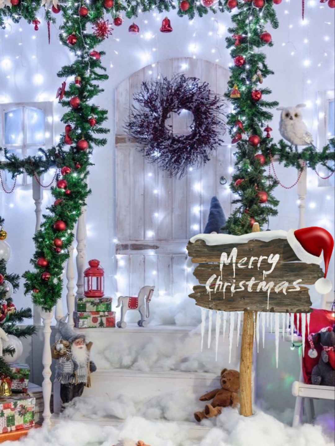 Merry Christmas Day Tree CB Snapseed Background