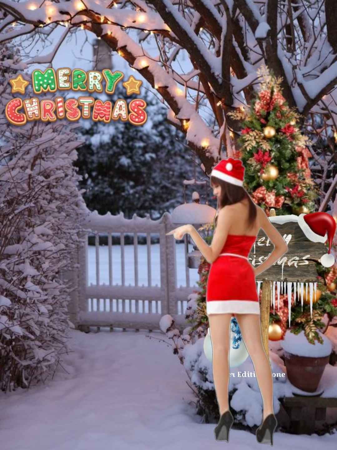Merry Christmas Editing Background For CB Snapseed Photos