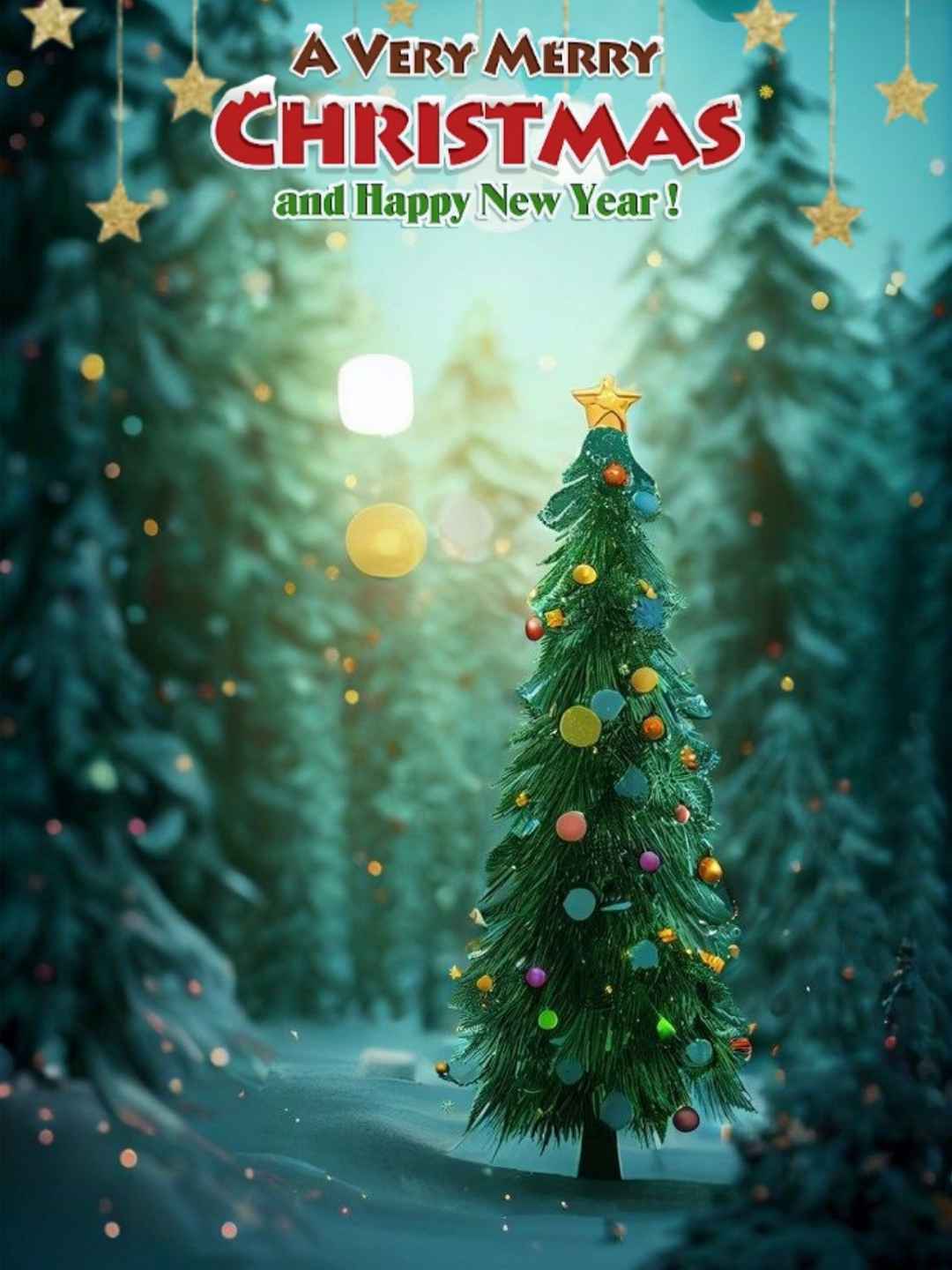 Merry Christmas Editing Background Full HD