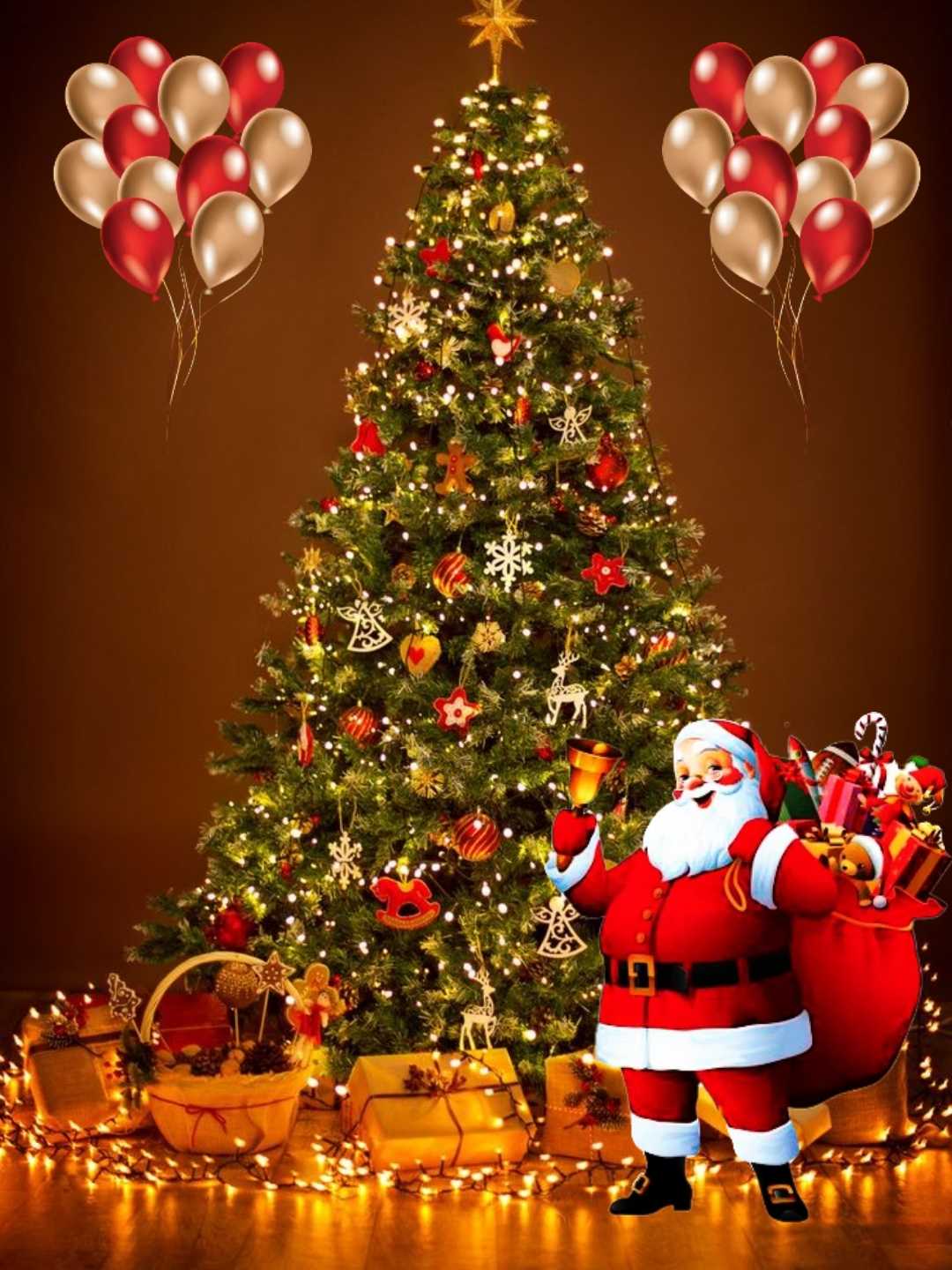 Santa Clouse Editing Background for Christmas