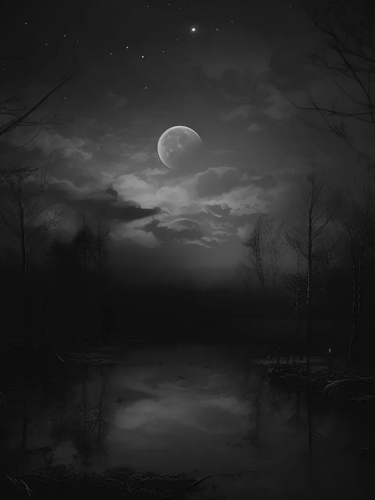 Dark Night Moon Editing Background HD