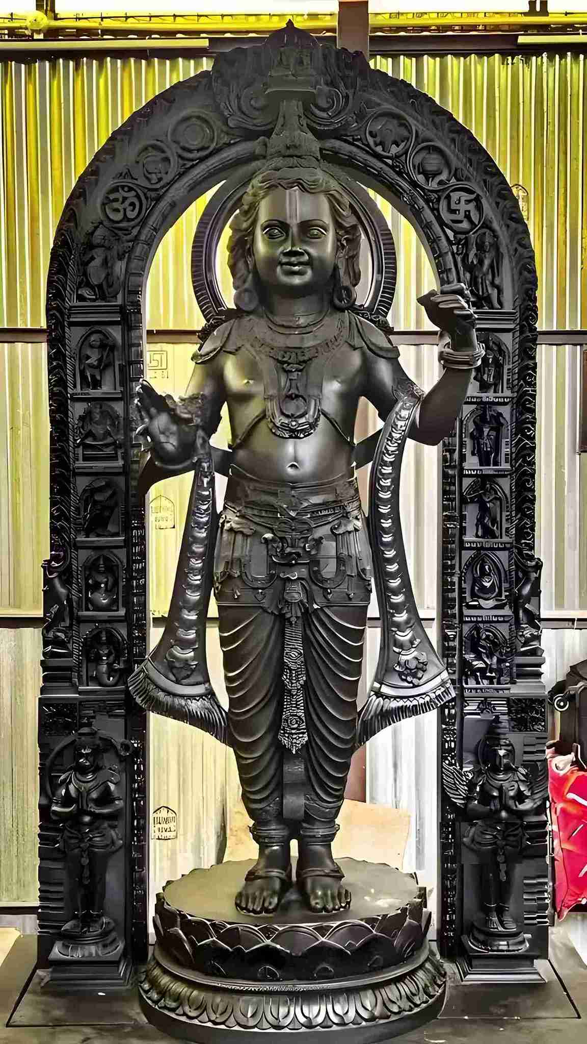 Lord Shri Ram Murti Ayodhya Original Image Full HD (22 January 2024)