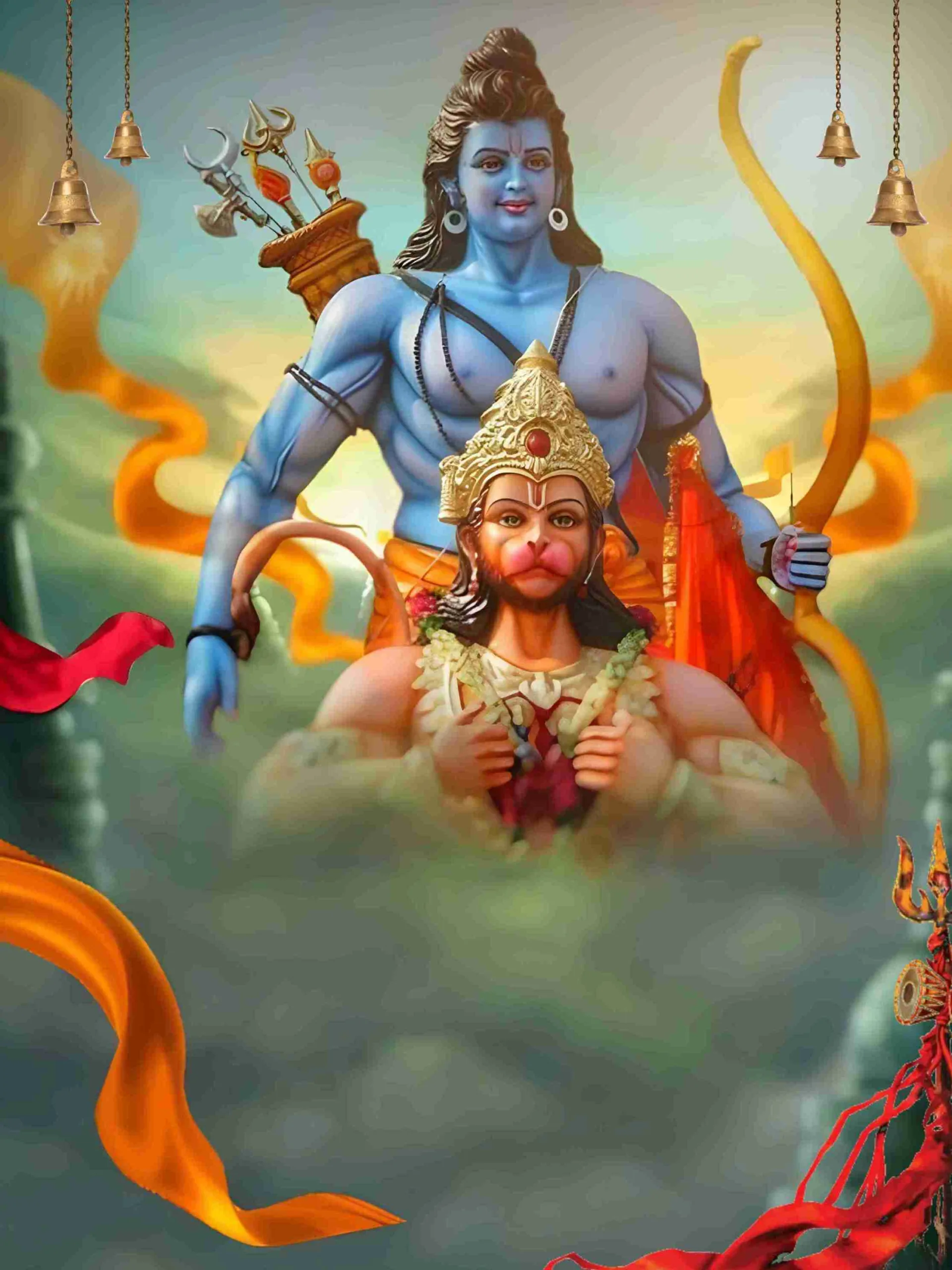 Photo Editing Background of Lord Shree Ram